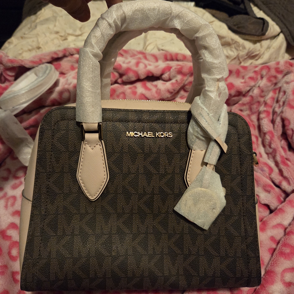 Michael Kors Brown Satchel Bag
